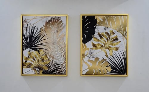 طقم من 3 لوحات مودرن كنفاس