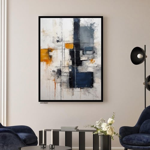 لوحة جدارية فنية مودرن ، قماش كانفس