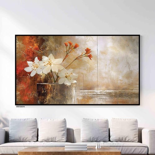 لوحة جدارية فنية تجريدية