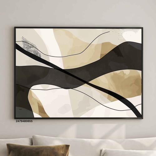 لوحة جدارية فنية تجريدية