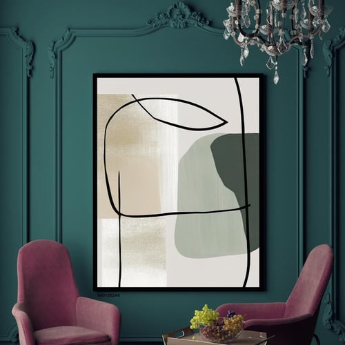 لوحة جدارية فنية مودرن ، قماش كانفس