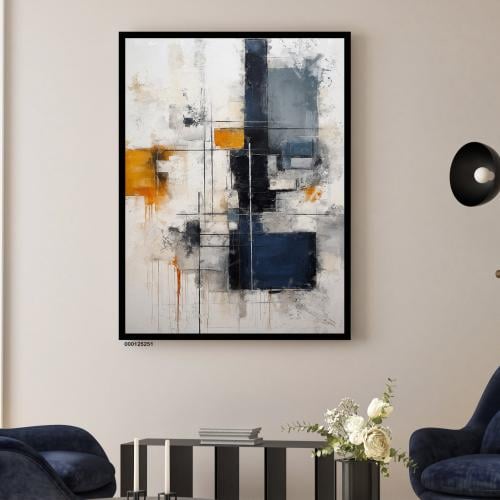 لوحة جدارية فنية مودرن ، قماش كانفس