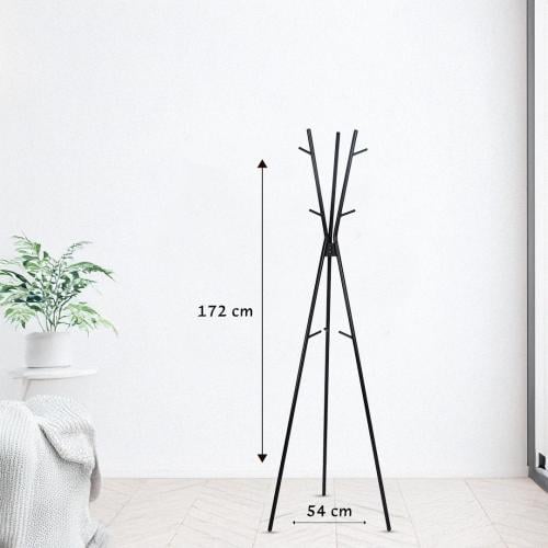 علاقة ملابس أنيقة بتصميم ثلاثي الأرجل باللون الأسو...