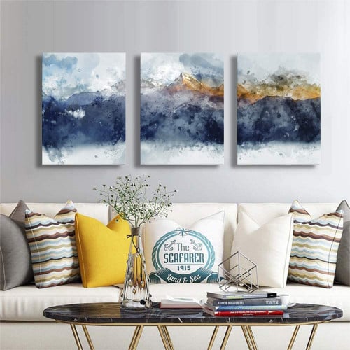 طقم من 3 لوحات كنفاس