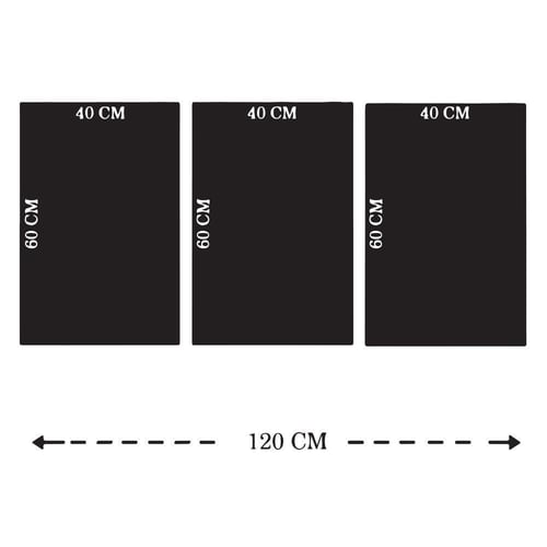 طقم من 3 لوحات مودرن