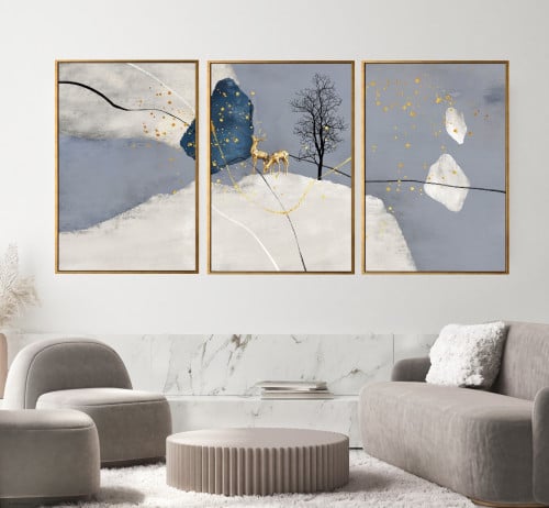 طقم من 3 لوحات مودرن