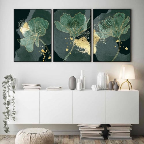 طقم من 3 لوحات مودرن