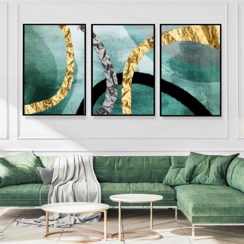 طقم من 3 لوحات مودرن
