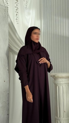 عباية كريب إنترنت عنابي– قصّة نص كلوش