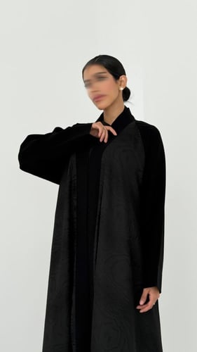 عباية جاكار دبل كلوش فاخرة