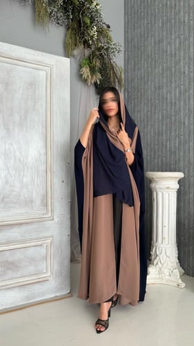 عباية نص بشت فاخرة بقماش نواعم ل ك– أناقة ناعمة ول...