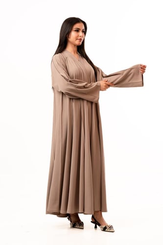 عباية كريب أوكراني دبل كلوش بتحديدات