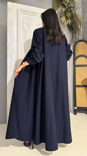 عباية ثلاث قطع بكريب بارد ك – قصّة نص كلوش بأناقة...