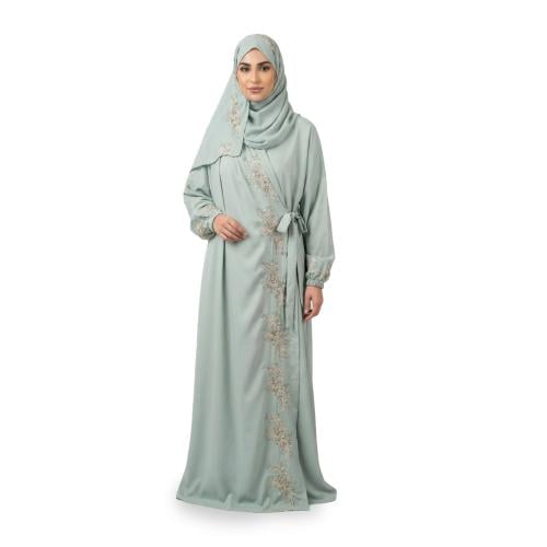 شرشف صلاة نسائي مطرز قطني فاخر أنيق للمرأة المسلمه