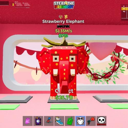 فيل Strawberry مضروب ضربتين