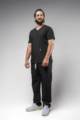 سكراب طبي أسود