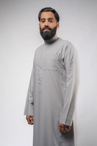 ثوب سحاب رمادي