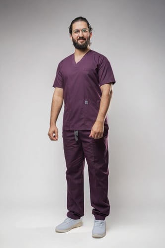 سكراب طبي عنابي