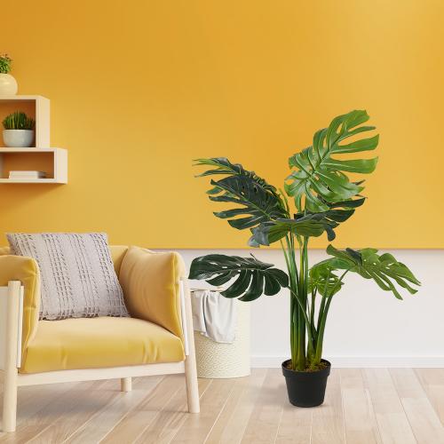 Monstera Plant | شجرة نبات المونستيرا الصناعية عال...