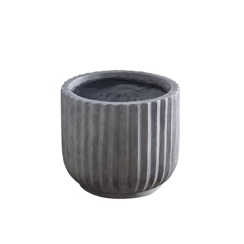 أحواض زرع مزخرفة مصنوعة من الاسمنت ( ٣ قطع )