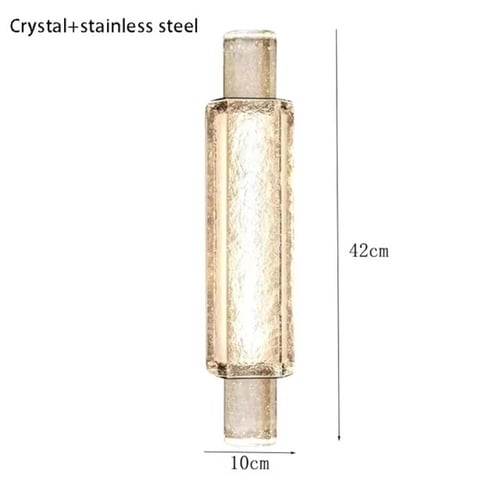 مصباح جداري ذهبي مودرن كريستالي