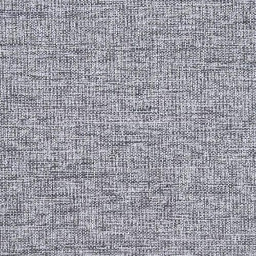 كنبة بذراعين عدد 2 منجد بالكتان - 4 مقاعد - رمادي