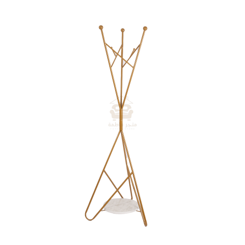 علاق ملابس ذهبي