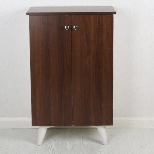 جزامة مودرن خشب بابين لون أبيض وبني