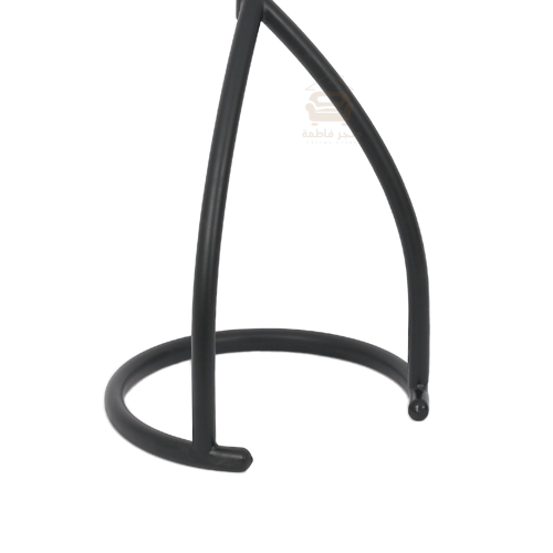 طاولة خدمة شكل دائري انيق جدا مع سطح زجاج