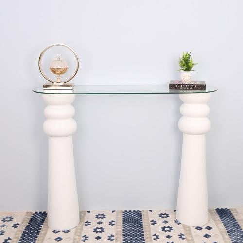 طاولة مدخل كونسول رخام صناعي