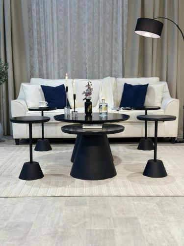 طقم طاولة ضيافة مودرن 6 قطعه فخمة