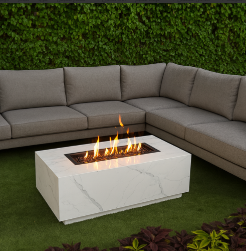 منقل غاز و حطب بديل رخام