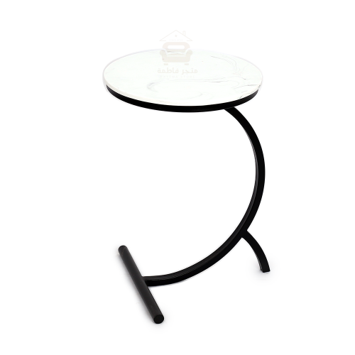 طاولة خدمة دائري دورين قاعدة رخام صناعي عمود معدن...