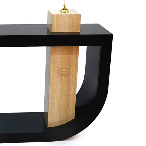 طاولة مدخل كونسول بديل الرخام اسود