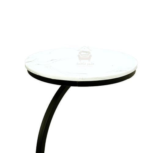 طاولة خدمة دائري دورين قاعدة رخام صناعي عمود معدن...