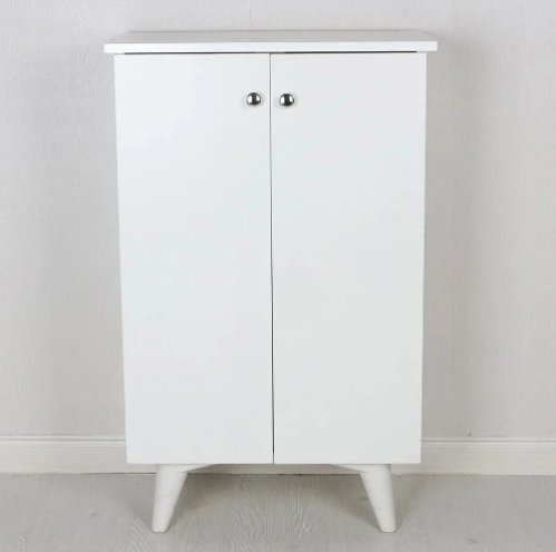 جزامة مودرن خشب بابين لون أبيض