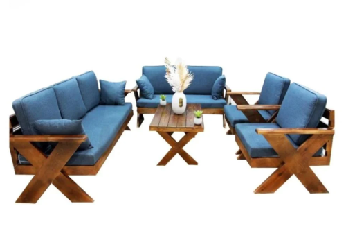 جلسة خارجيه7 شخص لون ازرق