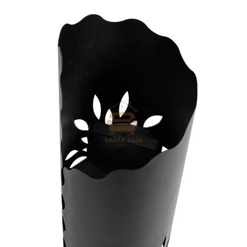 مبخرة حديد قص ليزر لون أسود