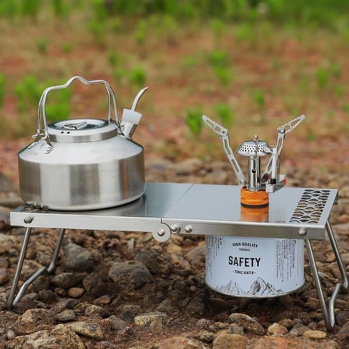 طاولة مع موقد غاز قابله لطي 2000W