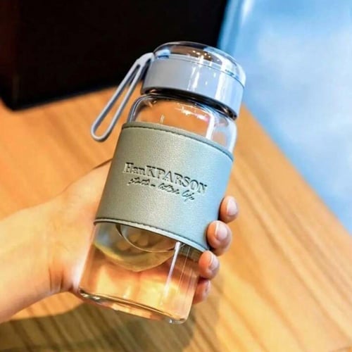 كوب شاي زجاجي محمول 340 مل