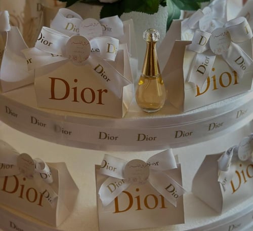 توزيعات عطور جادور من ديور 25 ملي مع اكياس ديور تو...