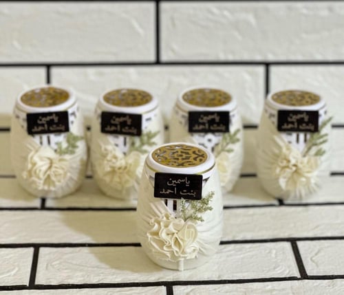 مباخر مع تغليف 12 حبه الدرزن حسب الطلب واتساب