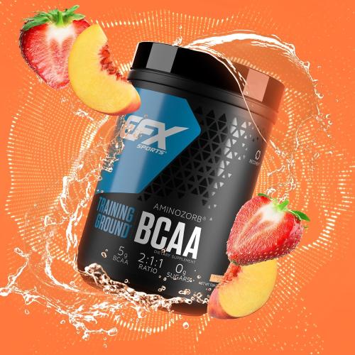 احماض امينية - EFX BCAA بالخوخ والفراولة