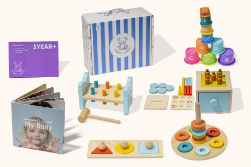 بوكس الألعاب الشامل من عمر سنة إلى سنتين