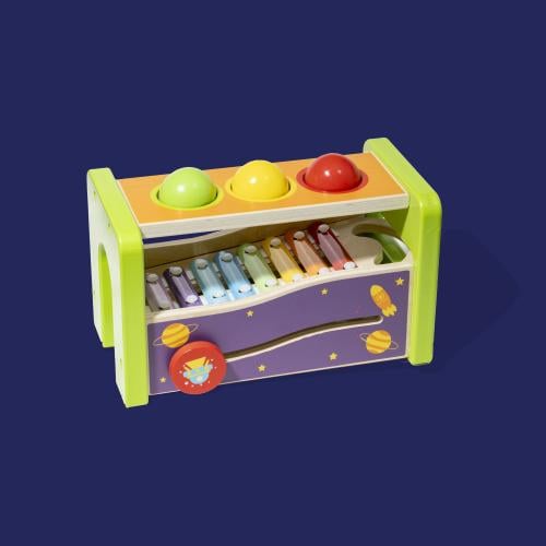 لعبة دفع الكرات والإكسيليفون