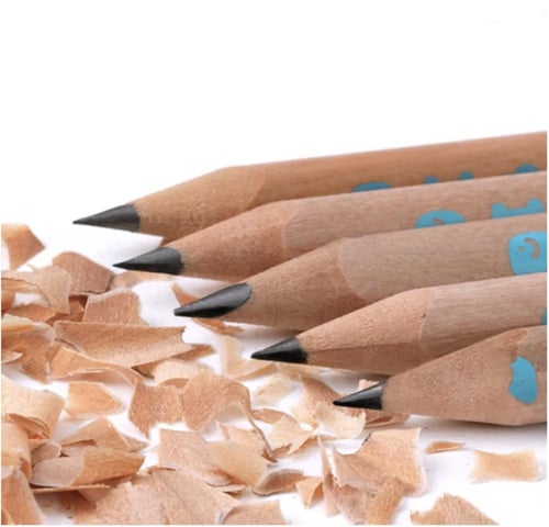 أقلام رصاص مثلثيه – 6 قطع + براية