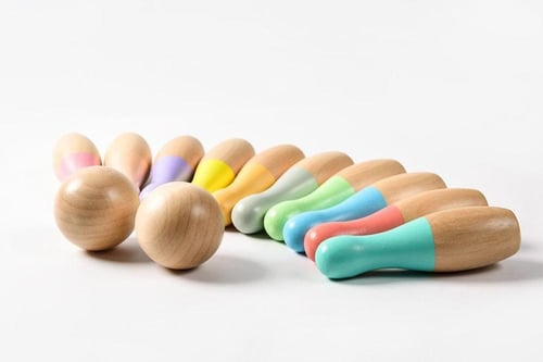 لعبة بولنق الخشبية