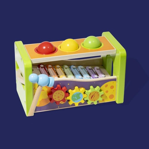 لعبة دفع الكرات والإكسيليفون