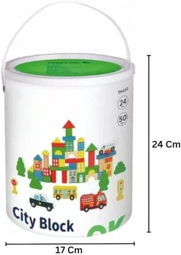 مكعبات المدينة الخشبية