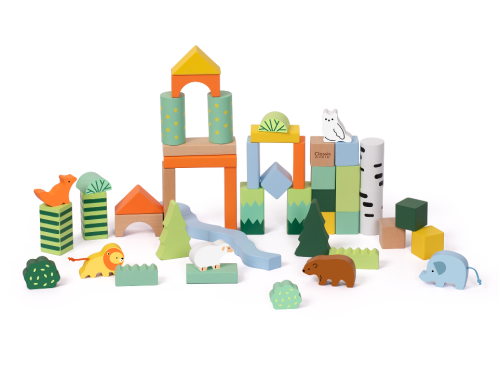 مجموعة مكعبات الغابة